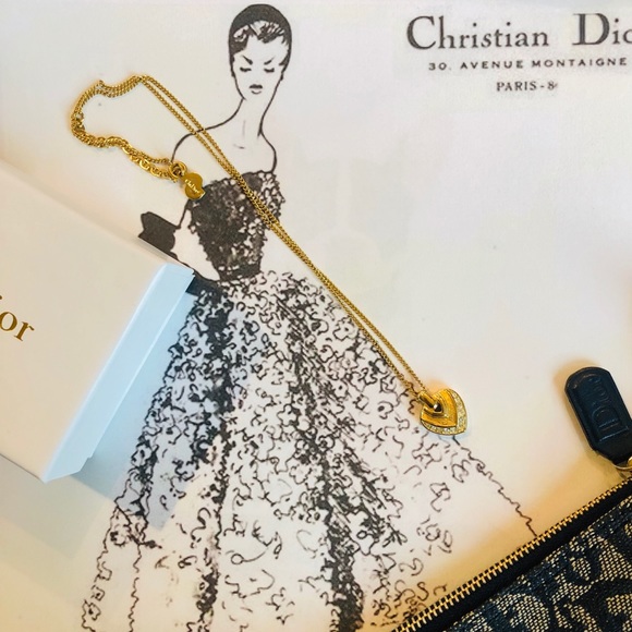 ❌SOLD😊Vintage Christian Dior CD Necklace - Picture 5 of 6